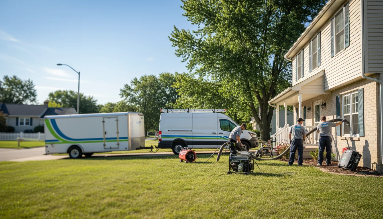 Flooded Basement Restoration And Cleanup With Repair in Onslow, IA near me